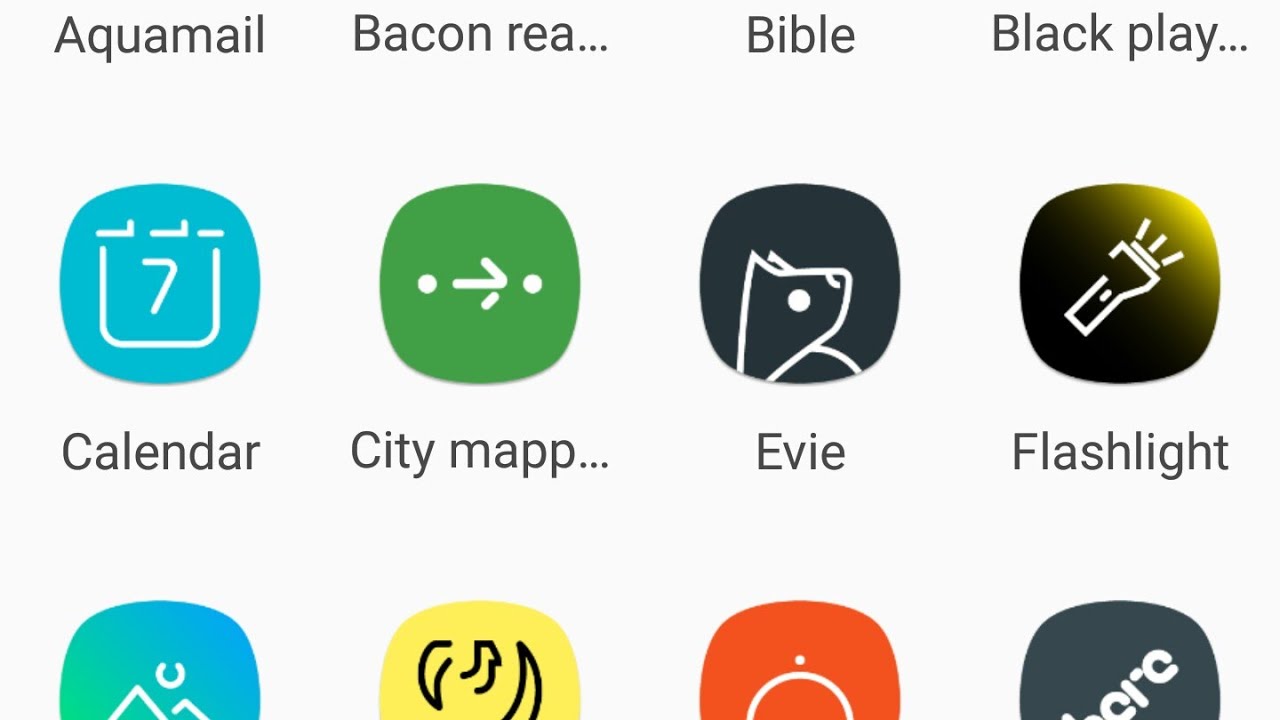 1280x720 Beautiful Icon Pack For Your Installed Apps On Your Phone