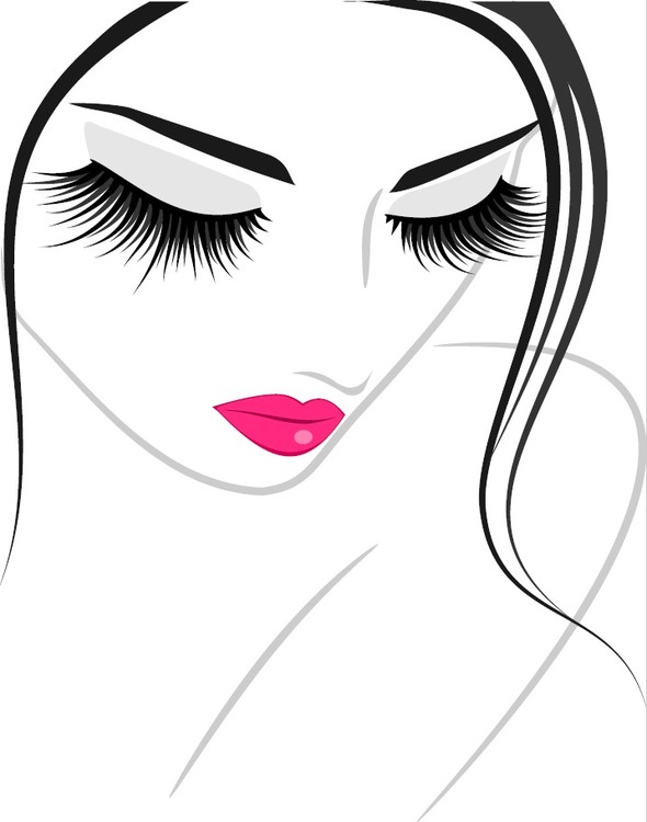 590x750 Lash Extension Beauty Icon Kehystetty Laminoidut Julisteet
