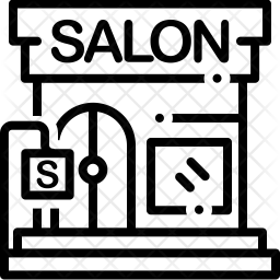256x256 Beauty Salon Icon Of Line Style
