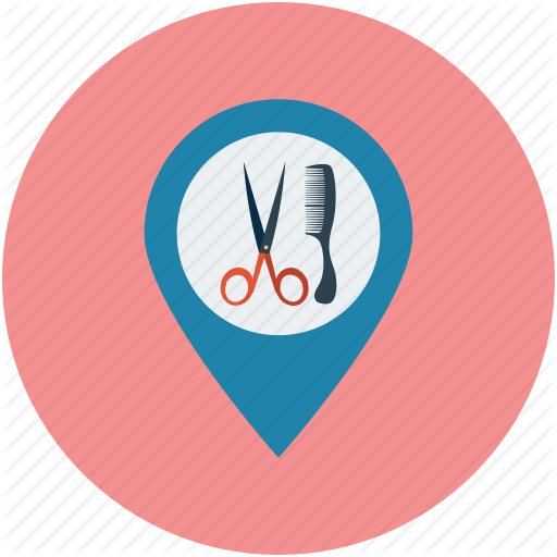 512x512 Barber Shop Location, Beauty Parlour Location, Beauty Salon