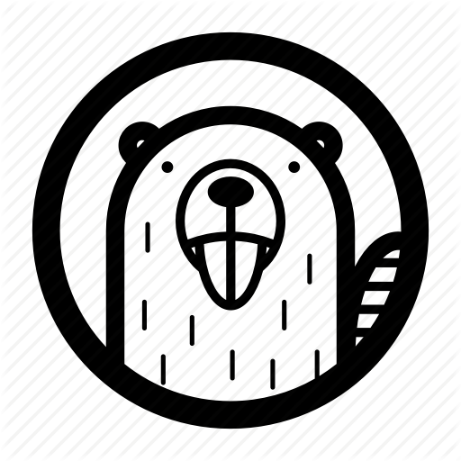 512x512 Animal, Beaver, Face Icon