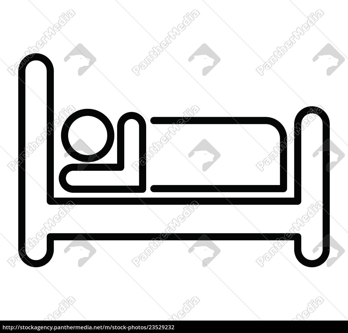 1400x1337 Bed Icon On White Background