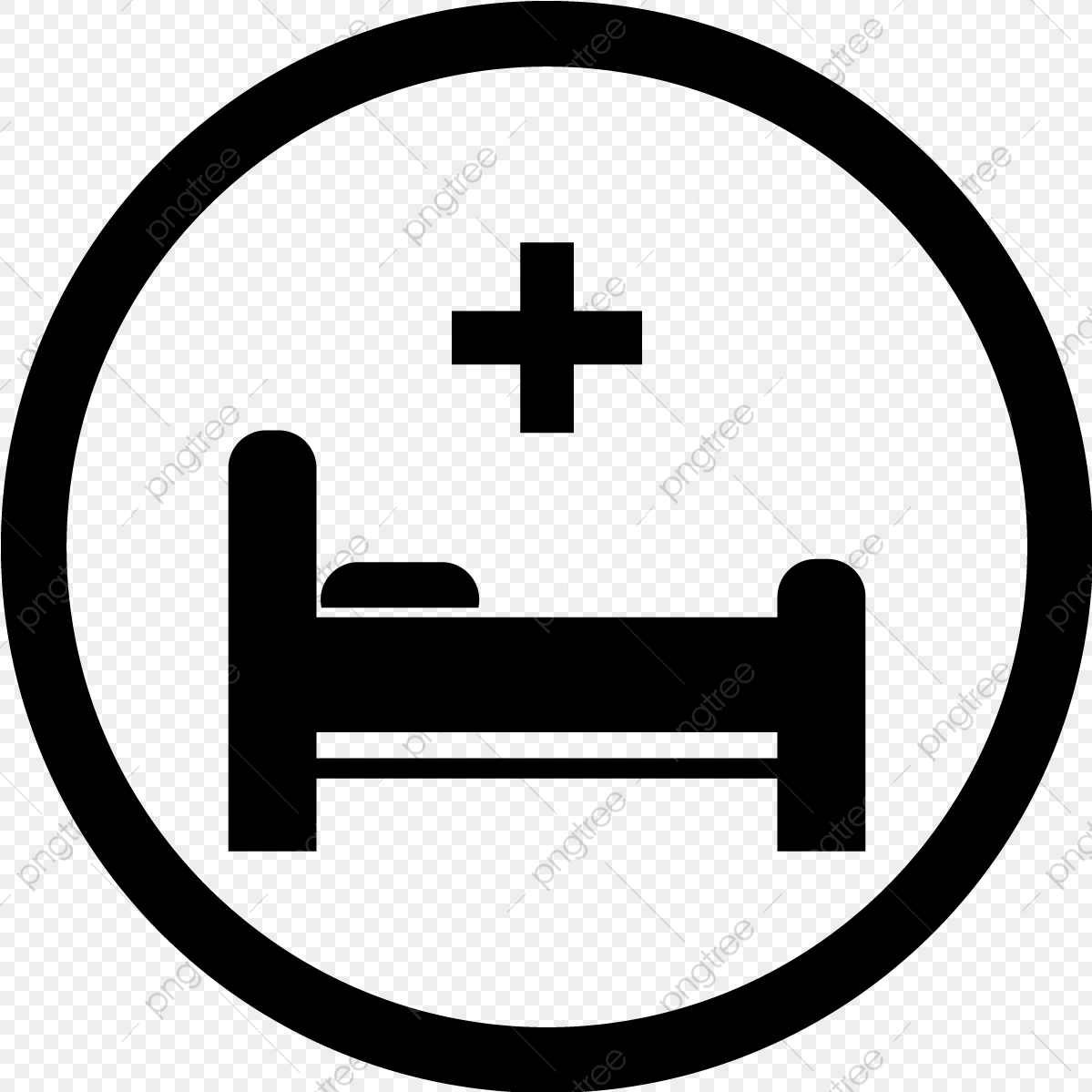1199x1199 Vector Bed Icon, Bed, Hospital, Hospital Bed Png And Vector