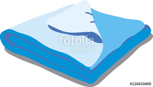 Blue Bed Linen Vector Illustration Of A Cartoon Linen Icon 500x286 Blue Bed Linen Vector Illustration Of A Cartoon Linen Icon