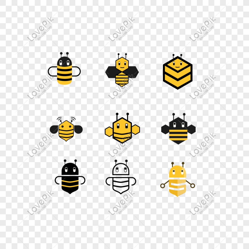 860x860 Vector Tech Bee Icon Png Image Picture Free Download