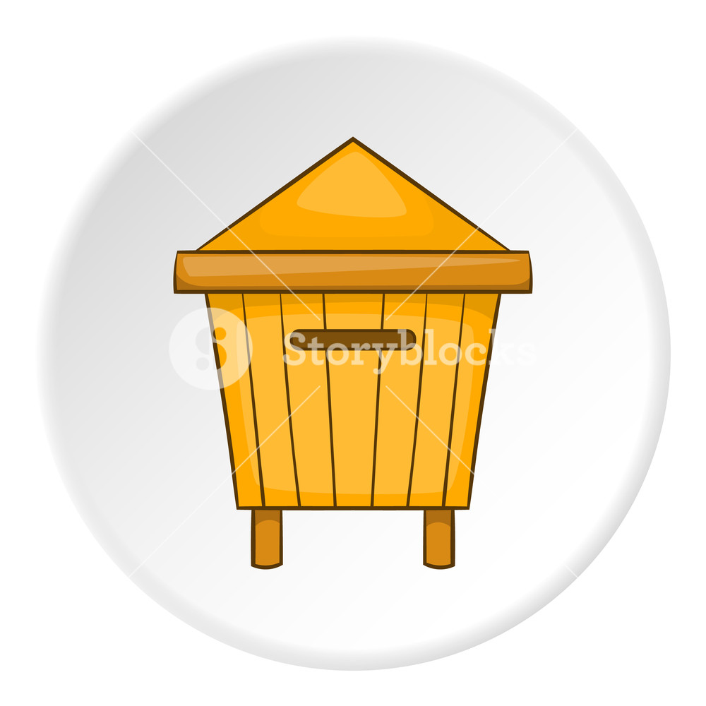 1000x1000 Wooden Beehive Icon Artoon Illustration Of Wooden Beehive Vector