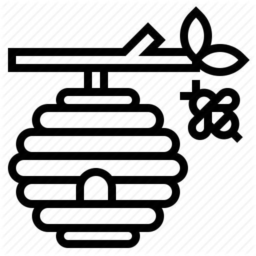 512x512 Bee, Beehive, Honey Icon