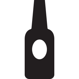 256x256 Beer Bottle Icon Glyph