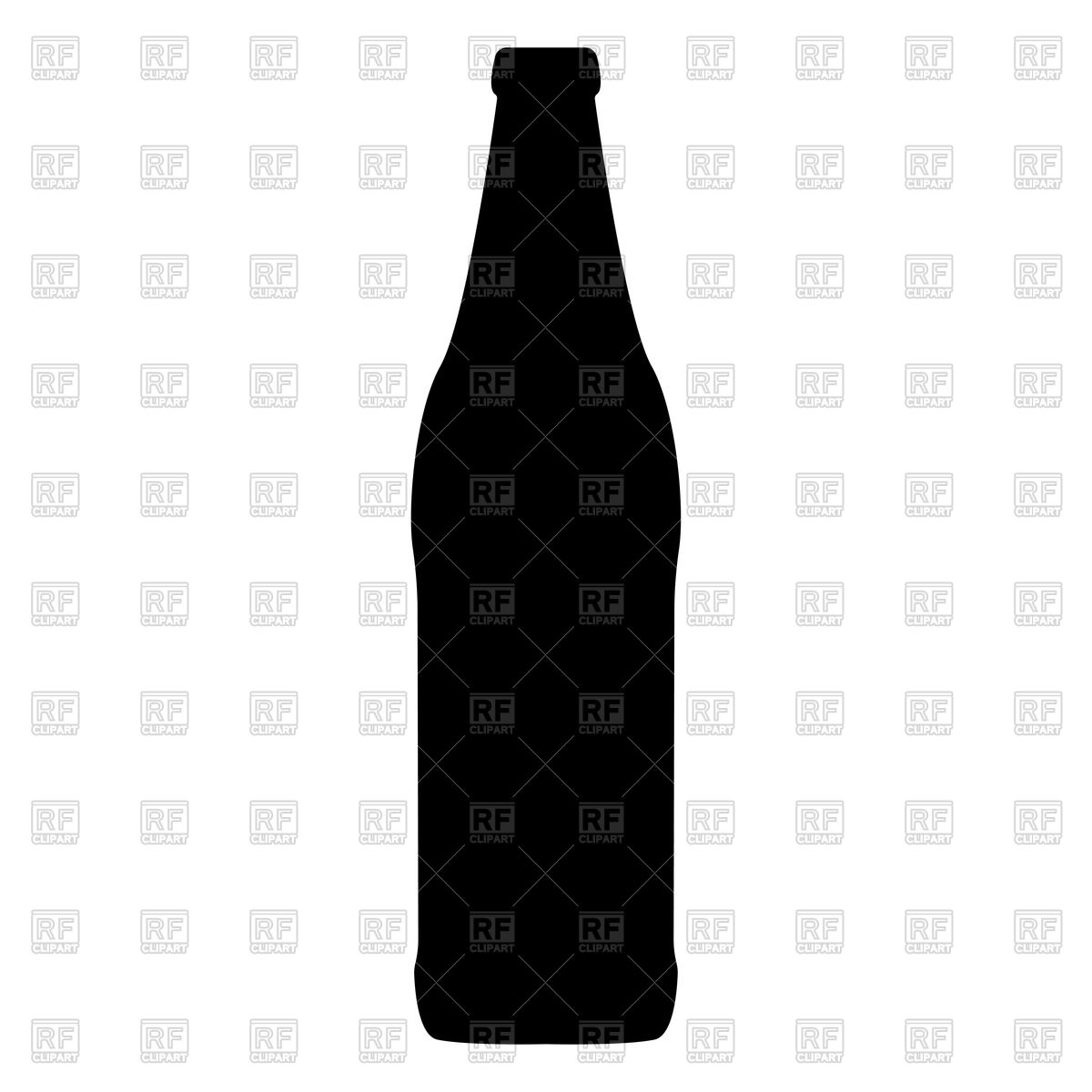 1200x1200 Beer Bottle Black Color Icon Vector Image Of Icons And Emblems