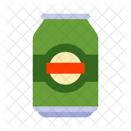 256x256 Beer Can Icon Of Flat Style