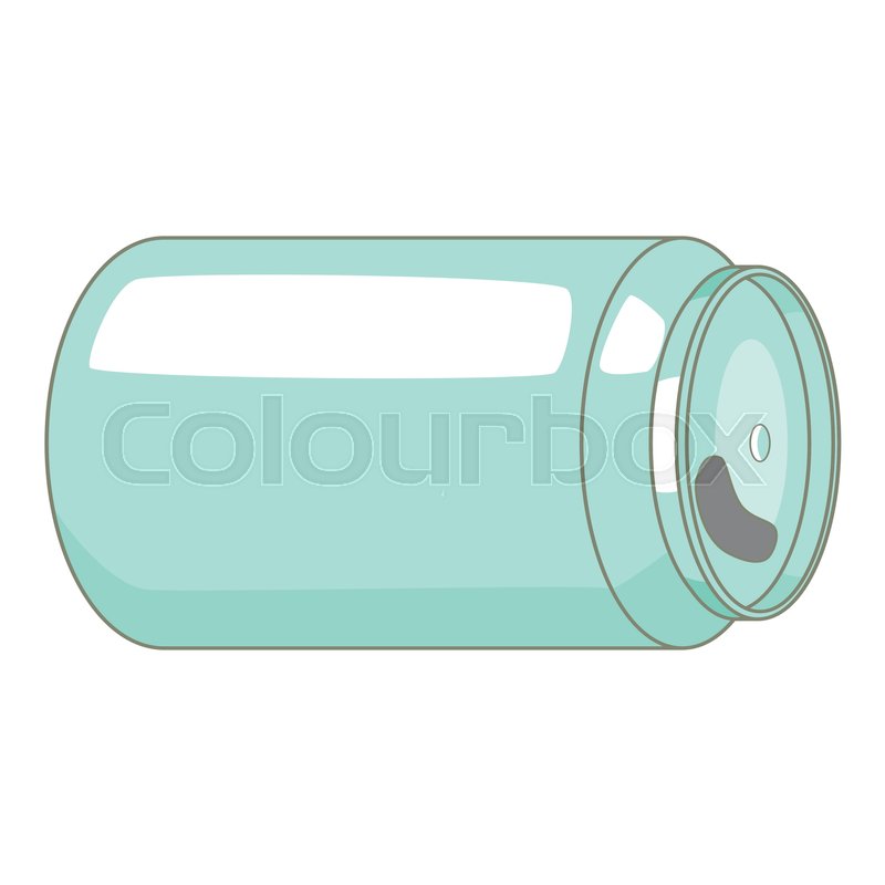 800x800 Empty Soda Or Beer Can Icon Cartoon Stock Vector Colourbox