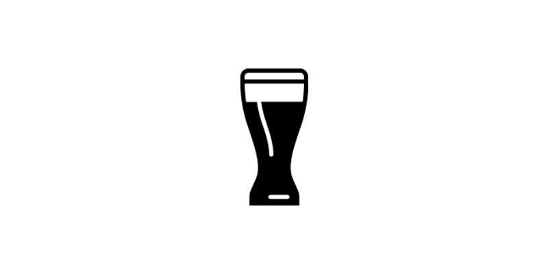 800x400 Beer Glass Icon