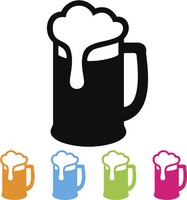 600x639 Beer Icon Art Print