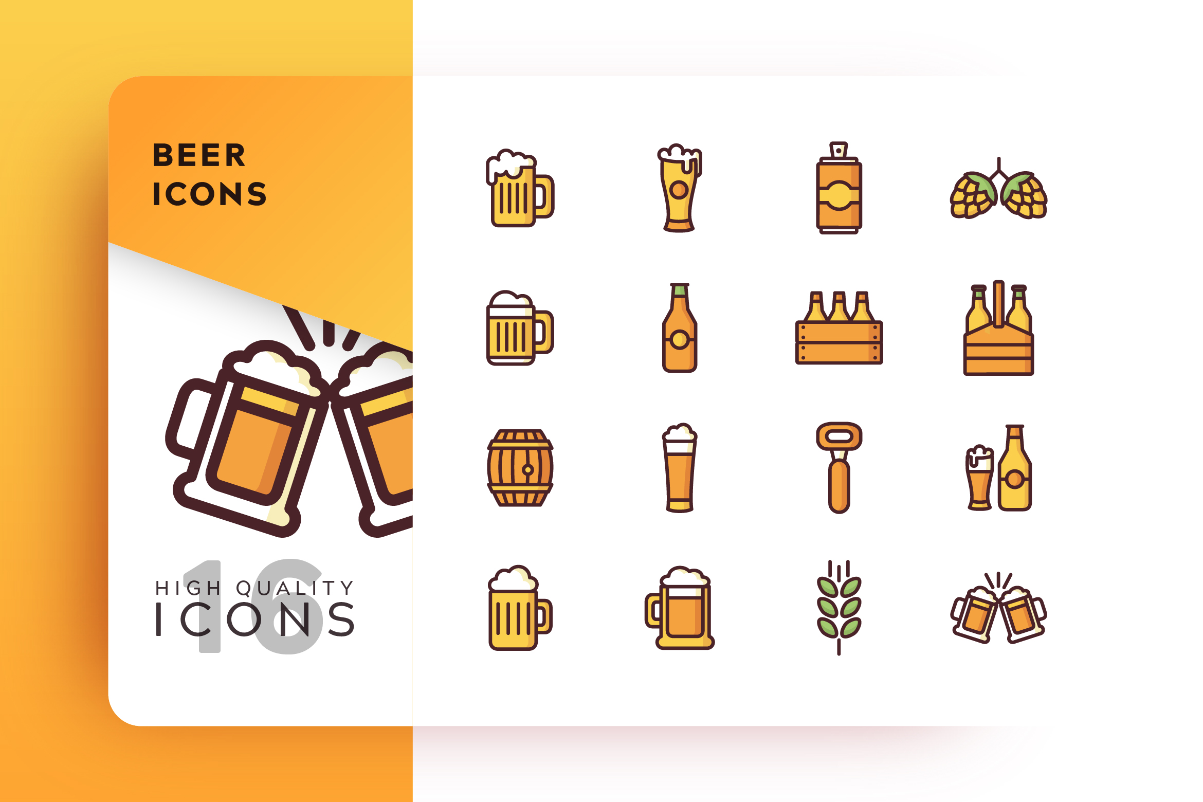 2340x1560 Beer Icon Pack Graphic