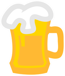 213x250 Beer Icon Sticker