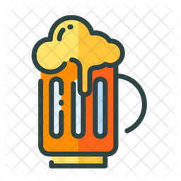 256x256 Beer Icon Of Colored Outline Style