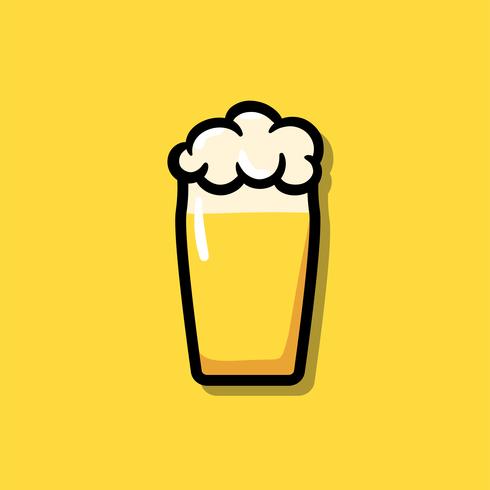 490x490 A Glass Of Beer Icon Illustration