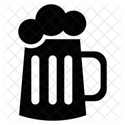 256x256 Beer Icon Of Glyph Style