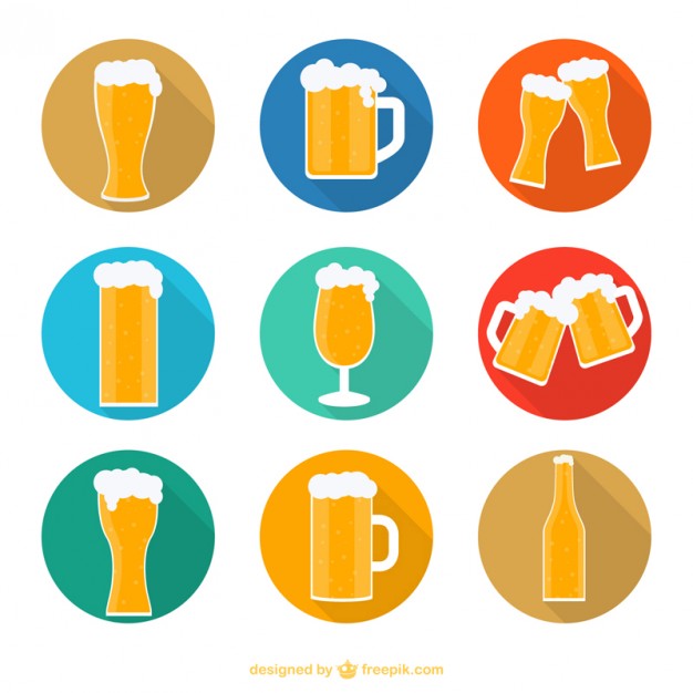 626x626 Beer Icons Vector Free Download