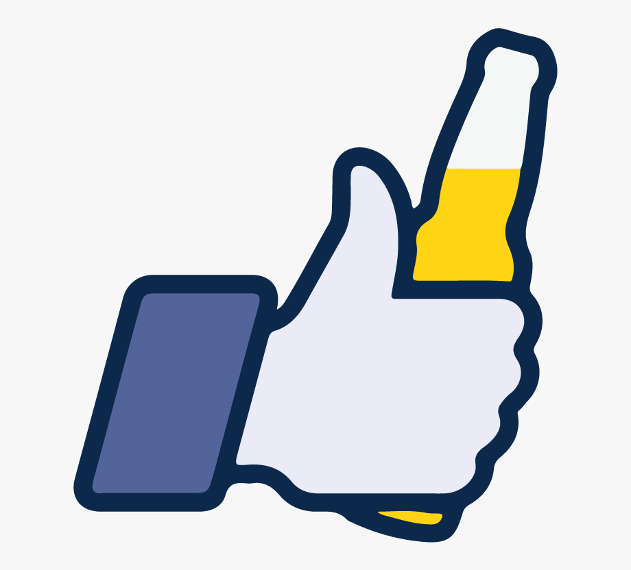 920x832 Facebook Like Beer Icon Vector Logo Thumbs Up Free