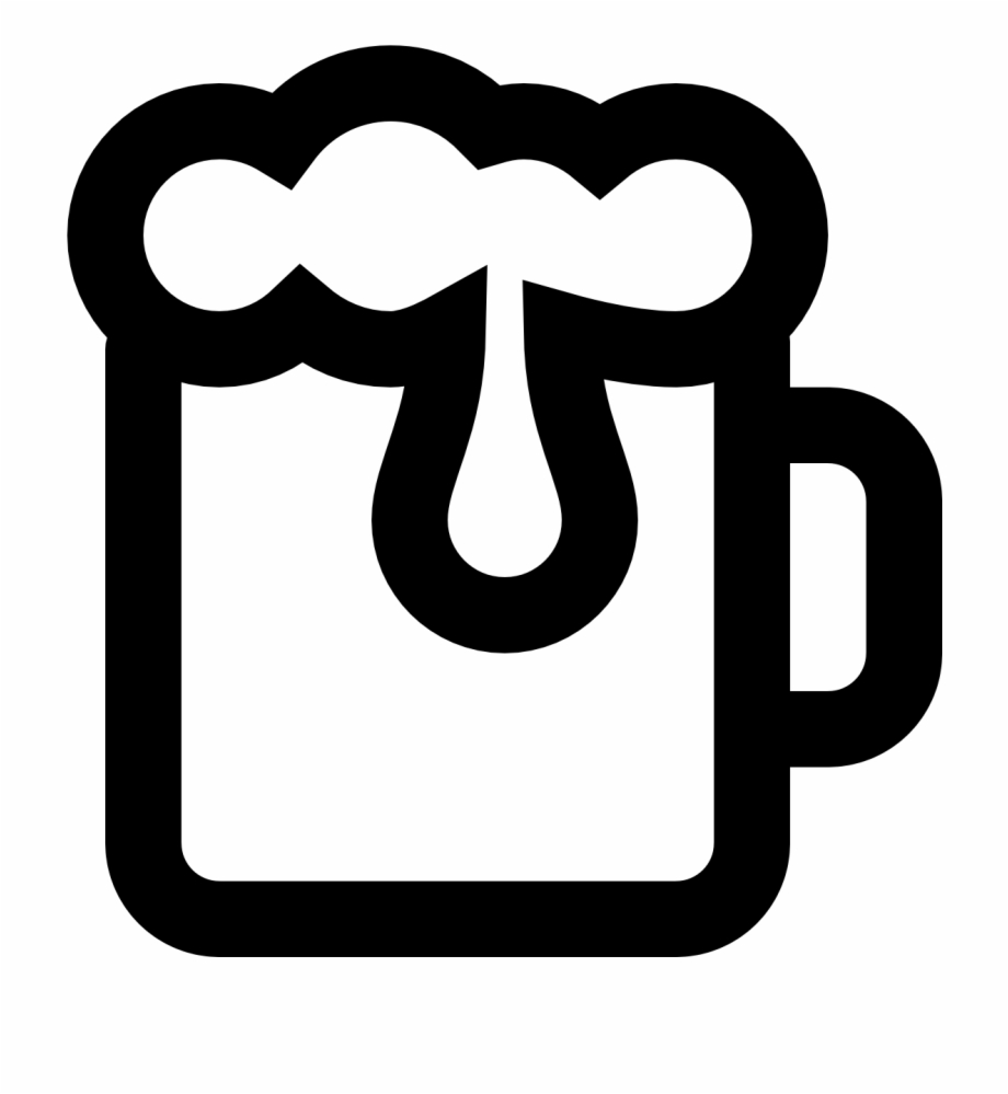 920x999 Beer Icon Black And White Png Download