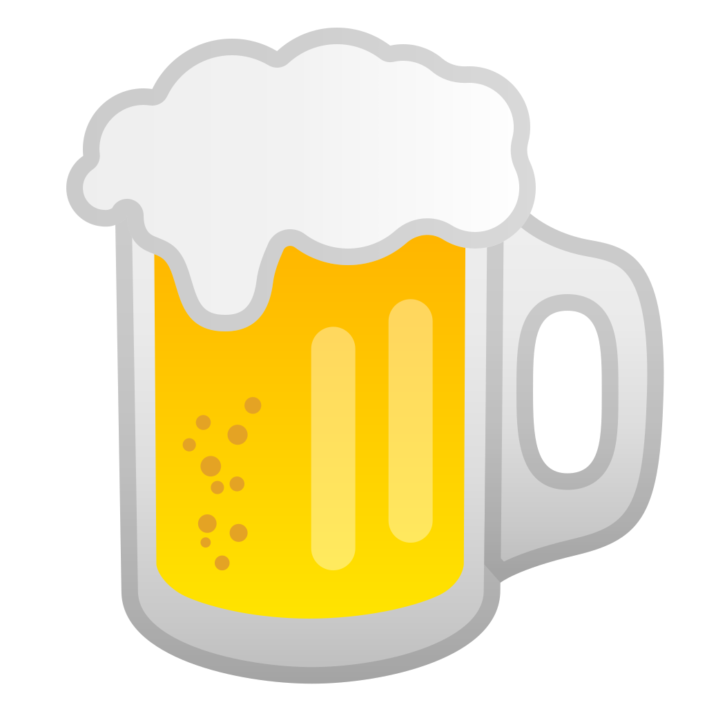 1024x1024 Beer Mug Icon Noto Emoji Food Drink Iconset Google
