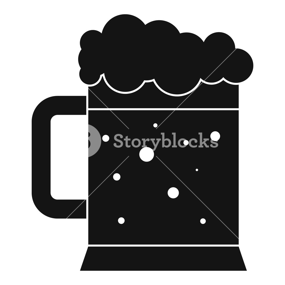 1000x1000 Beer Mug Icon Simple Illustration Of Beer Mug Vector Icon For Web