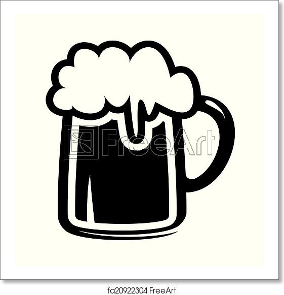 561x581 Free Art Print Of Beer Mug Icon Freeart