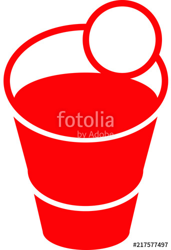 342x500 Red Cup Beer Pong Icon Stock Image And Royalty Free Vector