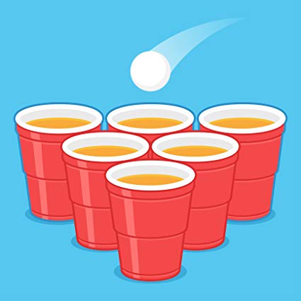 425x425 Simple College Frat Red Cup Beer Pong Cartoon Icon