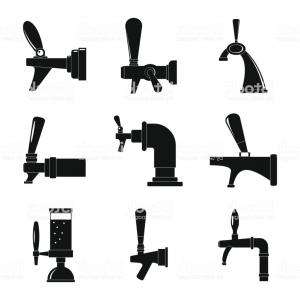 300x300 Beer Tap Icons Set Simple Style Gm Soidergi