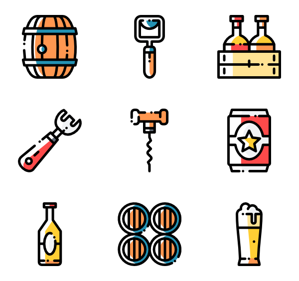 600x564 Beer Tap Icons