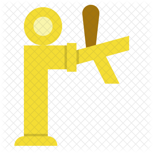 512x512 Beer Tap Icon Of Flat Style