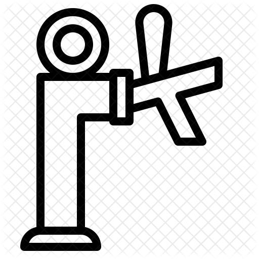 512x512 Beer Tap Icon Of Line Style