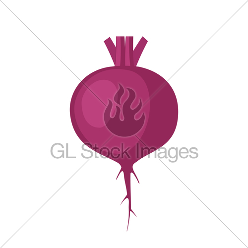 500x500 Flat Icon Beet Gl Stock Images