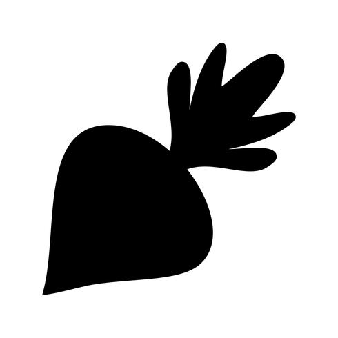 490x490 Beet Glyph Black Icon Vector