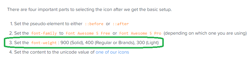 854x196 Font Awesome On Pseudo Elements Shows Square Instead Of Icon