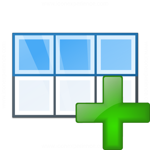 512x512 Iconexperience V Collection Table Row Add Before Icon