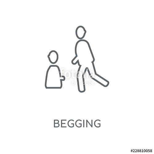 500x500 Begging Icon Stock Image And Royalty Free Vector On Fotolia