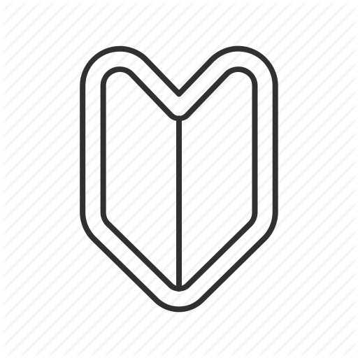 512x512 Beginner, Japanese, Japanese Symbol For Beginner, Shield