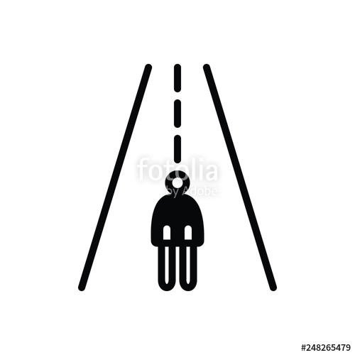 500x500 Black Solid Icon For Beginner Level Stock Image And Royalty Free