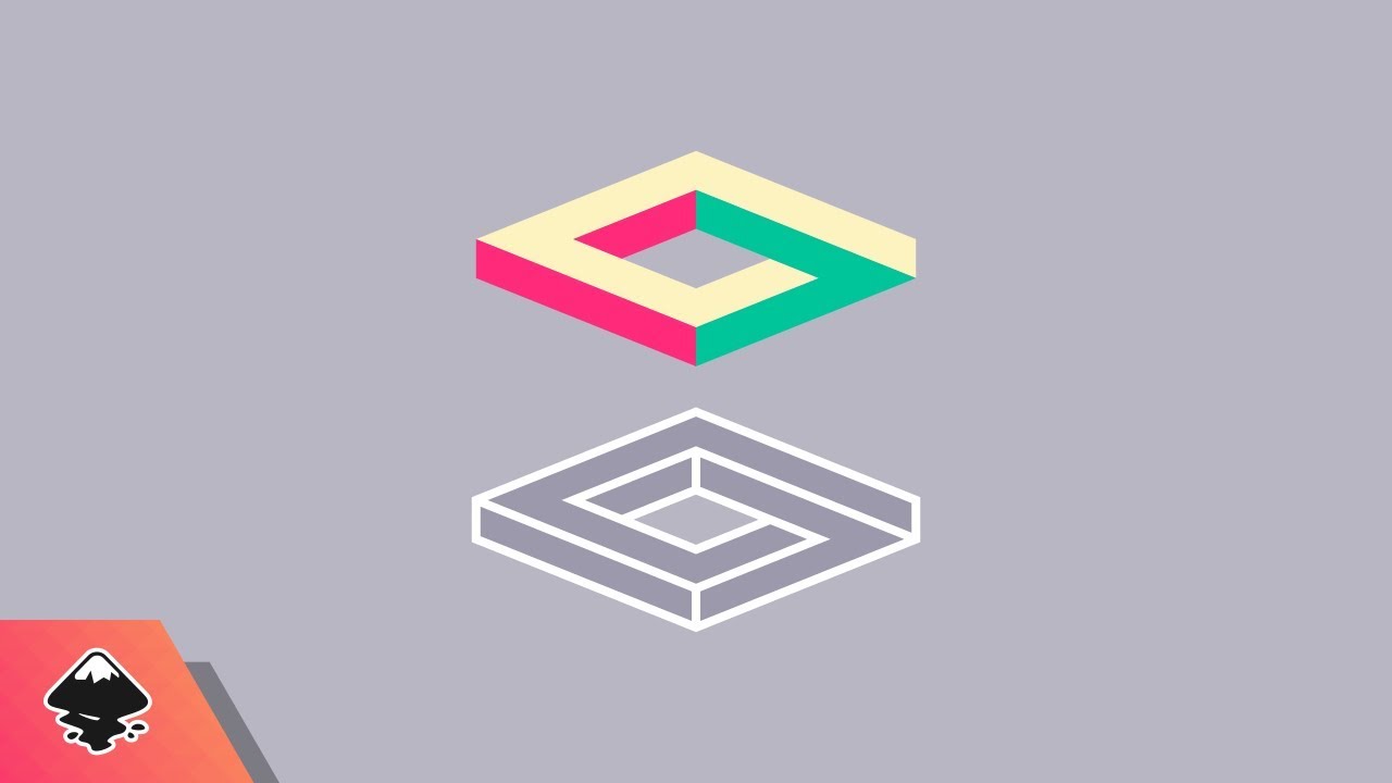 1280x720 Inkscape Beginner Tutorial Impossible Square Icon