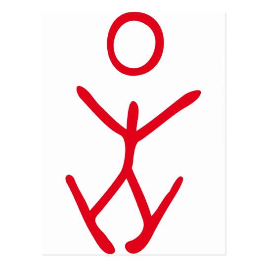 540x540 Skiing Ski Beginner Icon Postcard