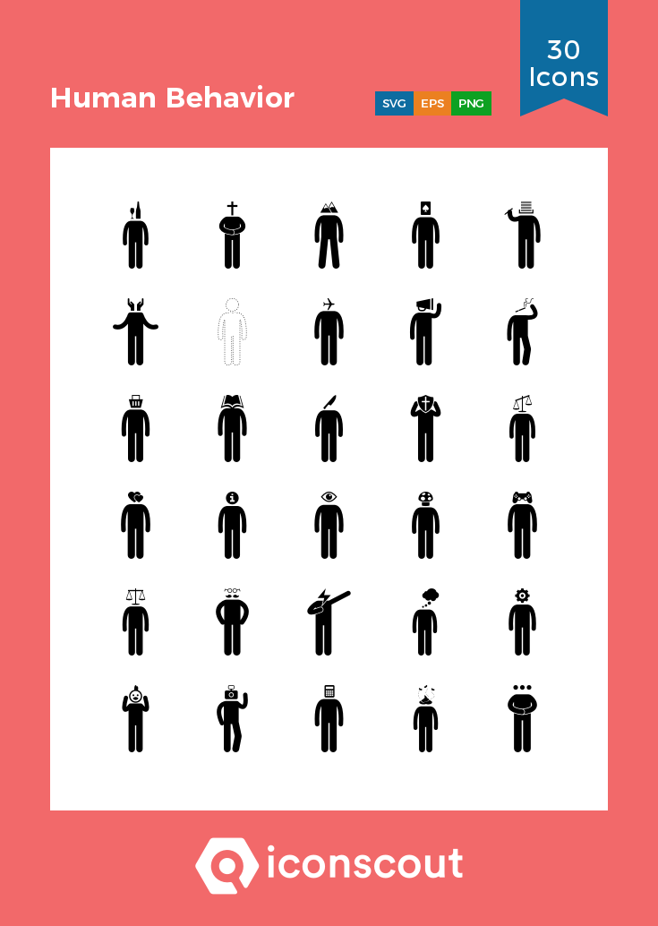 735x1034 Human Behavior Icon Pack