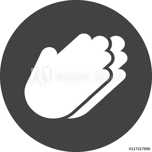 500x500 Prayer Hands Christian Church Religion Faith Belief Icon Sign