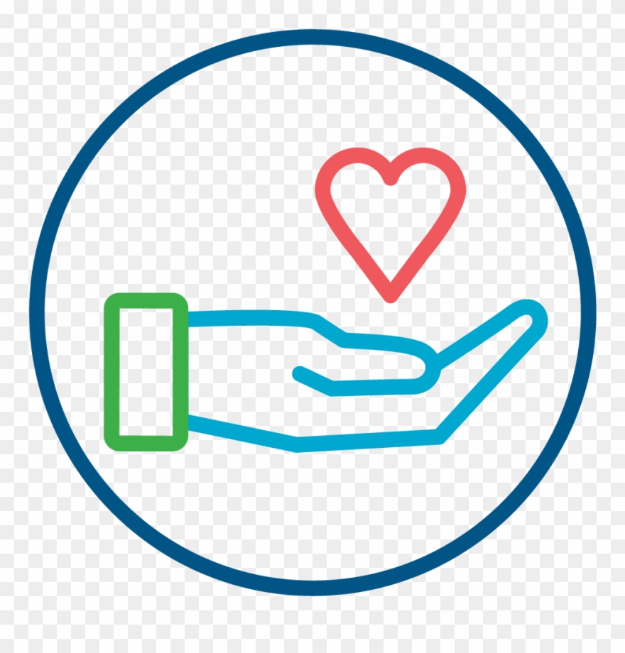 880x920 Hand Holding Heart Symbolizing Gift Of Salvation Icon