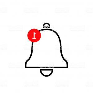 300x300 Stock Illustration Bell Notification Icon Vector Wallkeeper