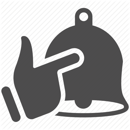 512x512 Alarm, Alert, Bell Click, Click, Finger, Hand, Online Notification