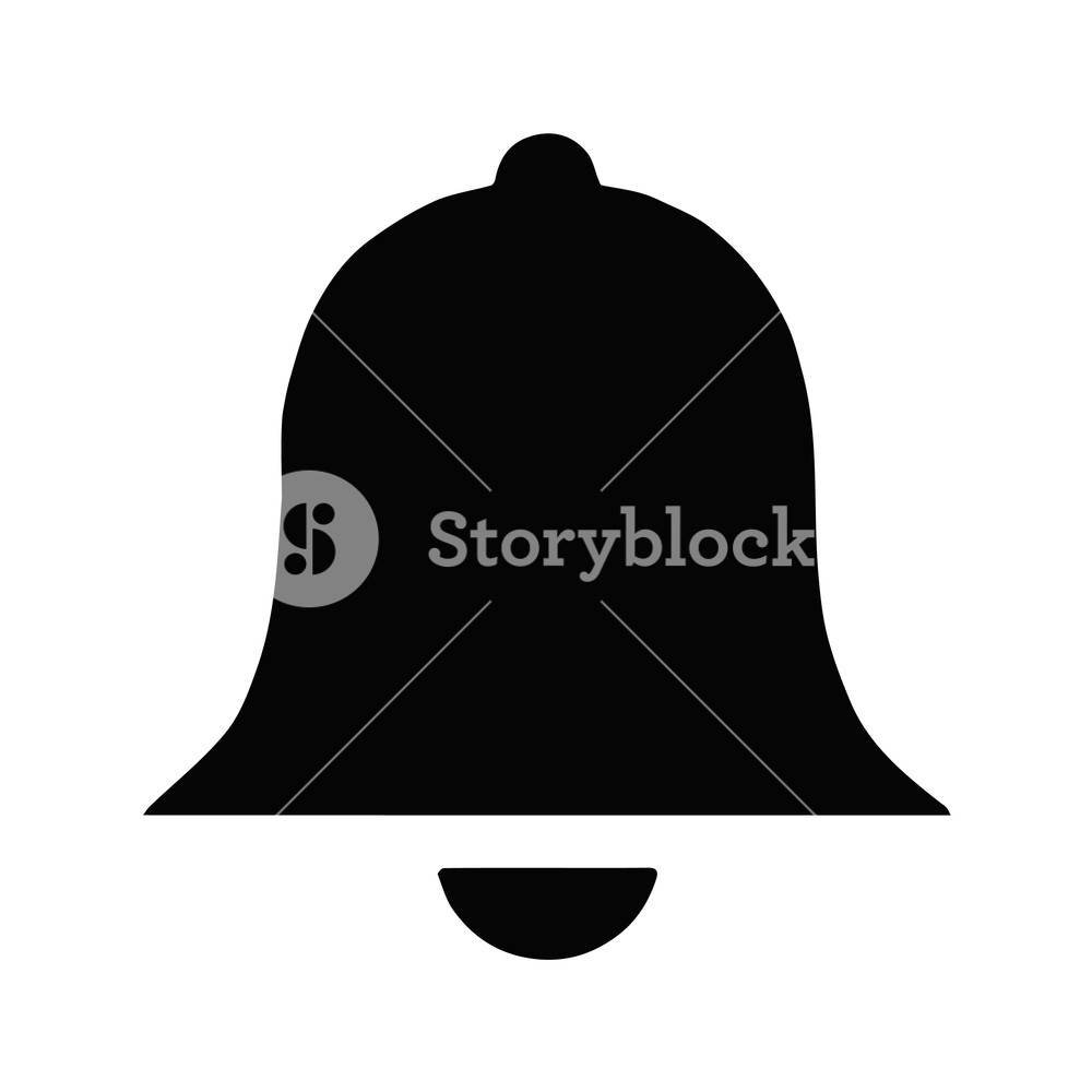 1000x1000 Alarm, Bell, Notification Icon Royalty Free Stock Image