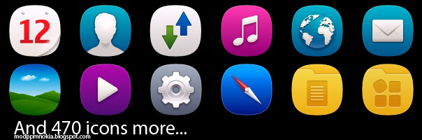 604x200 Download Big Pack Symbian Belle Icon My Ppmod